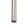 Hängelampe Metall Ø 5,2 cm Schwarz Gold G9 höhenverstellbar