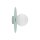 Deckenlampe Kinderzimmer rund Ø25cm Metall Glas G9 Mint Weiß
