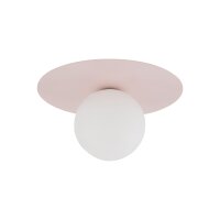 Kinderzimmerleuchte Decke Rosa Weiß Metall Glas G9...