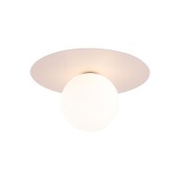 Kinderzimmerleuchte Decke Rosa Weiß Metall Glas G9...