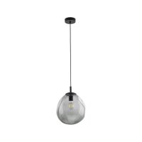 H&auml;ngelampe Rauchglas E27 B: 25 cm H: max. 175 cm...