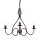 Kronleuchter CANDELA 15 Rostbraun &Oslash;55cm Lampe
