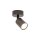Deckenlampe Metall GU10 verstellbar Ø 12 cm klein Braun LIDIA
