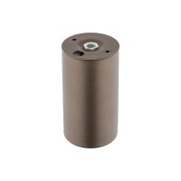 Deckenspot Braun Metall GU10 Ø 5 cm H: 8 cm Aufputz