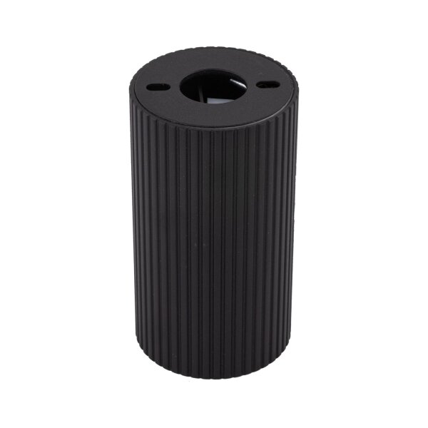 Deckenlampe Metall Schwarz GU10 Ø 5,5 cm H: 10 cm Aufputz