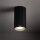 Deckenlampe Metall Schwarz GU10 Ø 5,5 cm H: 10 cm Aufputz