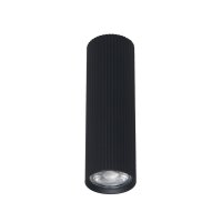 Aufputz Deckenlampe Schwarz Metall GU10 Ø 5,5 cm...