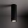 Aufputz Deckenlampe Schwarz Metall GU10 Ø 5,5 cm H: 17 cm