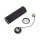 Aufputz Deckenlampe Schwarz Metall GU10 Ø 5,5 cm H: 17 cm