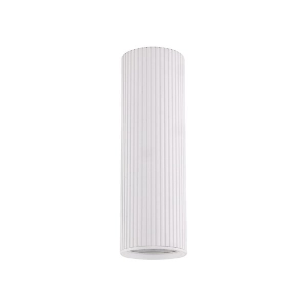 Spot Lampe Decke Weiß Metall GU10 Ø 5,5 cm H: 17 cm Aufputz