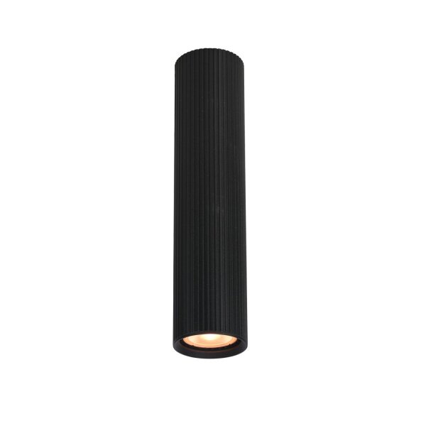Deckenlampe Schwarz Metall GU10 Ø 5,5 cm H: 24 cm klein