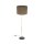 Stehleuchte Metall Stoff E27 160 cm Ø 50 cm in Gold Braun