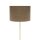 Stehleuchte Metall Stoff E27 160 cm Ø 50 cm in Gold Braun