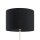 Stehlampe Wohnzimmer 160 cm Stoff Metall in Gold Schwarz E27