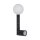 Spot Wandleuchte mit Schalter H: 35 cm GU10 + G9 Glas Metall