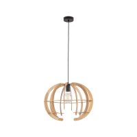 H&auml;ngeleuchte Holz &Oslash; 46 cm H: max. 160 cm verstellbar E27