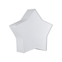 Kinderzimmerlampe Weiß Stern L: 45 cm Stoff...