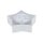 Kinderzimmerlampe Weiß Stern L: 45 cm Stoff Weiß 2x E27 Decke