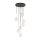 Pendelleuchte Glas Metall H: max. 97 cm verstellbar 7x G9