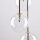 Pendelleuchte Glas Metall H: max. 97 cm verstellbar 7x G9