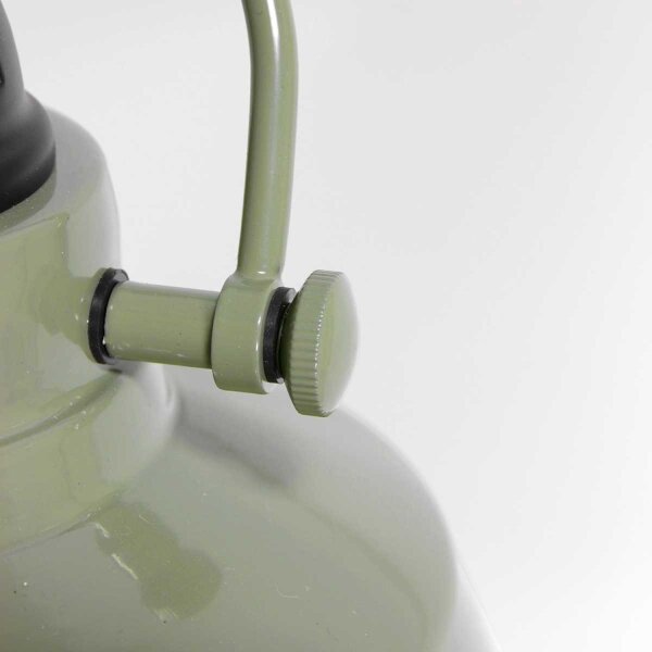 Wandstrahler mit Stecker Grün Weiß T:36 cm E27 flexibel