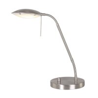 LED Schreibtischlampe Metall Glas 46 cm 2700 K dimmbar