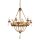 Kronleuchter CAMELOT 10 Gold &Oslash;71cm k&uuml;rzbar Lampe