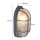 Deckenleuchte Riffelglas Metall Grau L:21 cm Industrie