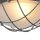 Industrie Deckenlampe Metall Glas Grau Weiß Ø29 cm E27