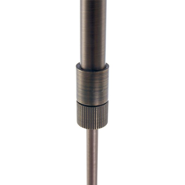 Lange LED Deckenleuchte in Bronze 122 cm 4000 K dimmbar