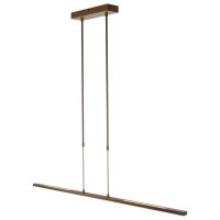 Lange LED Deckenleuchte in Bronze 122 cm 4000 K dimmbar
