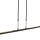 Lange LED Deckenlampe dimmbar Schwarz 122 cm 4000 K