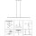 Lange LED Deckenlampe dimmbar Schwarz 122 cm 4000 K