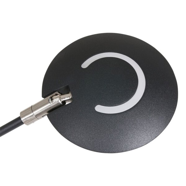 Flexibler LED Wandstrahler Schwarz dimmbar