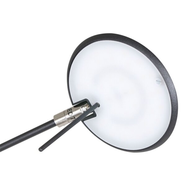 Flexibler LED Wandstrahler Schwarz dimmbar