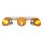 Deckenspot 3-flammig Holz Metall 59 cm E27 flexibel