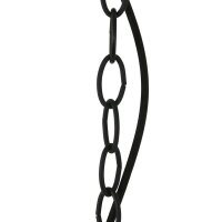 Lange Hängelampe Metall in Schwarz Gold 140 cm E27