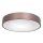 LED Deckenlampe Metall Kunststoff in Bronze Weiß Ø48 cm