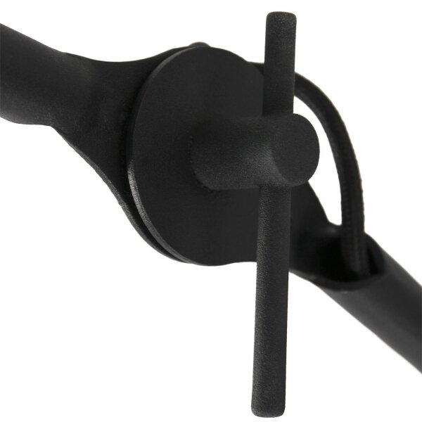 Wandspot beweglich Metall Schwarz T:50 cm E27 Retro