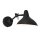 Wandspot beweglich Metall Schwarz T:50 cm E27 Retro