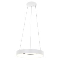 Runde LED Hängelampe Weiß Ø48 cm 2700 K...