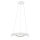 Runde LED Hängelampe Weiß Ø48 cm 2700 K 30 W wohnlich
