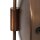 Wandlampe mit Stecker dimmbar Glas Metall inkl. G9
