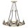 Kronleuchter VIVIA Holz 6xE14 k&uuml;rzbar &Oslash;63cm Lampe