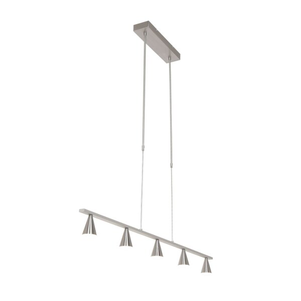 LED Hängelampe Metall in Stahl L:120 cm 4000 K elegant