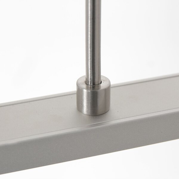 LED Hängelampe Metall in Stahl L:120 cm 4000 K elegant