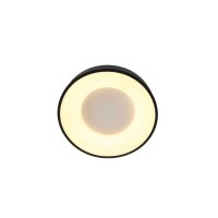 Blendarme LED Deckenleuchte Schwarz Weiß Ø30...