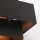 Wandlampe Metall Schwarz Gold H:13 cm inkl. G9 indirekt