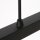 Hängelampe Schwarz Weiß Metall Stoff 140 cm 3-flammig
