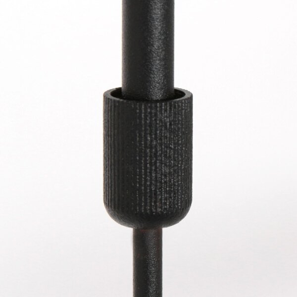 Gemütliche Hängelampe Schwarz Grün Metall Stoff 140 cm